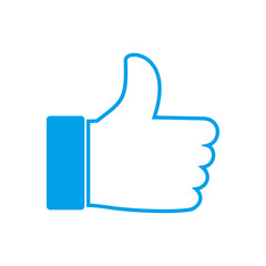 Thumbs up icon   illustration sign