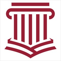 Pillar Law Firm Logo Designs Vector Template
