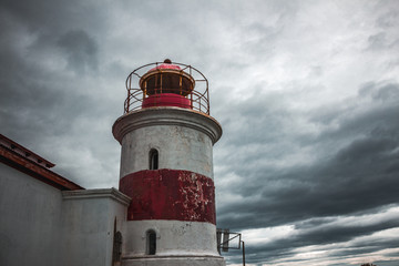 old tower lighthouse in patagonia