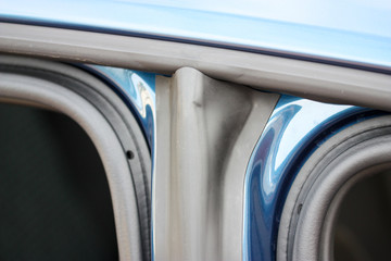 Big rubber seals on car doors