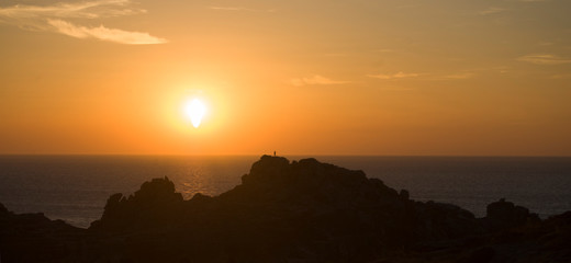 Puesta de sol en Galicia