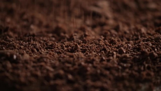 Dark chocolate flakes for tasty bakery