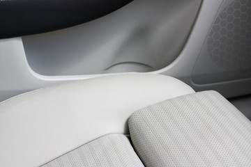 Close up of a car seat