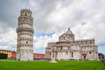 Pisa Cathedral and Leaning Tower of Pisa, Italy