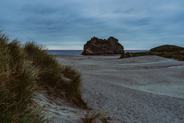 Strand Feld dunkel Neuseeland