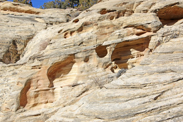 Rock face in Capitol Reef National Park, Utah	