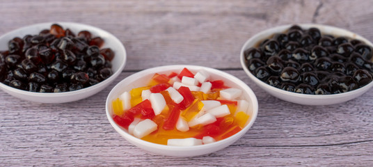 Bubble Tea Pearls and Jellies 