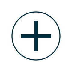 plus line style icon vector design