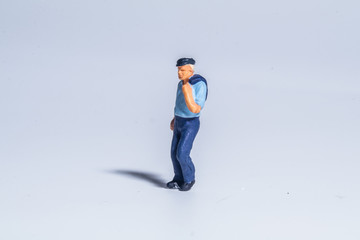 miniature figure concept of people and family