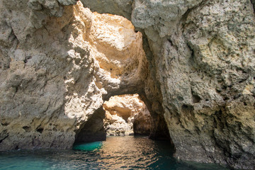 Cliffs in Ponta da Piedade , Algavre,  Portugal