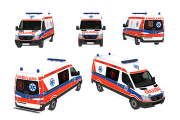 Set view of Ambulance 