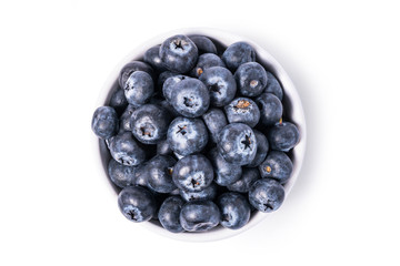 blueberry isolated include clipping path on white background