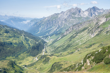 Fototapeta na wymiar Beautiful alpine landscape