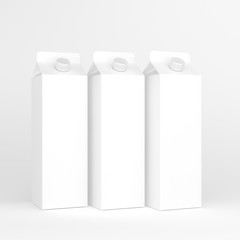 Three packet of milk & juice