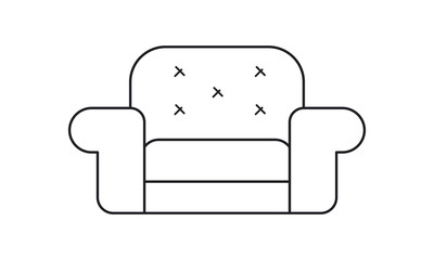 Sofa, house, bedroom, lifestyle, furniture, armchair, interior free vector icon