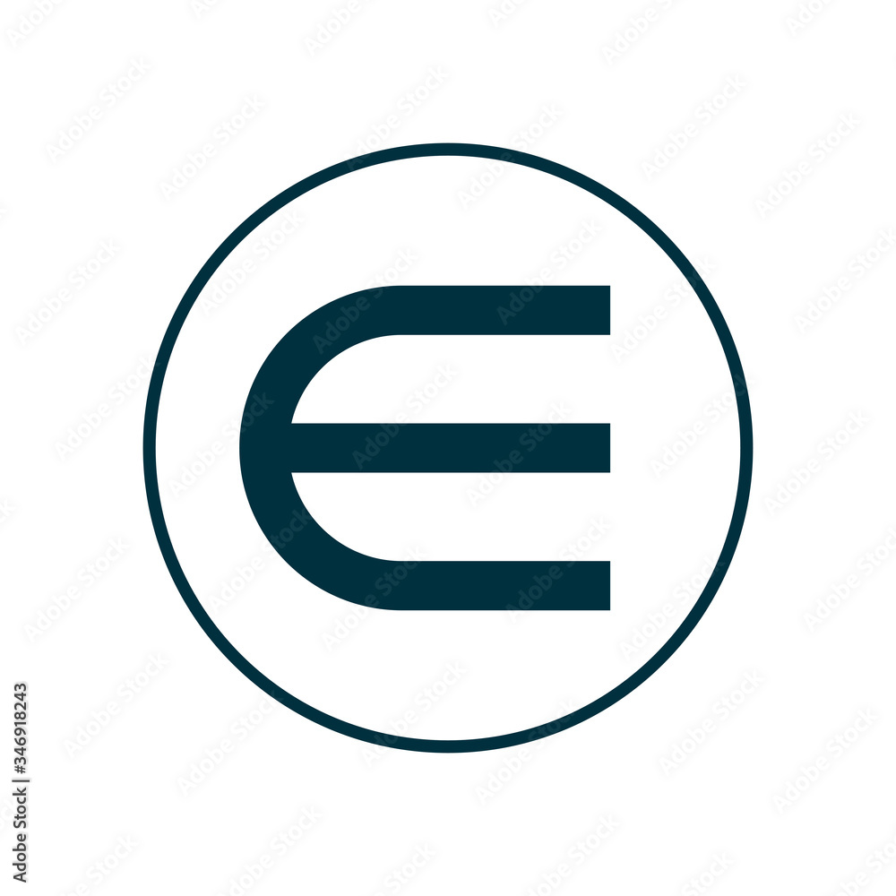 Aufkleber an element of line style icon vector design