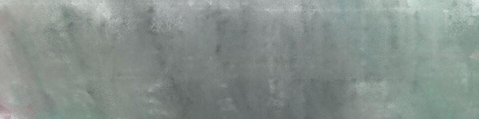 Naklejka premium wide art grunge abstract painting background texture with gray gray, light gray and silver colors and space for text or image. can be used as postcard or poster