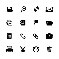 Interface Icons// Black Series