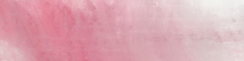 wide art grunge pastel violet, pastel magenta and antique white colored vintage abstract painted background with space for text or image. can be used as header or banner