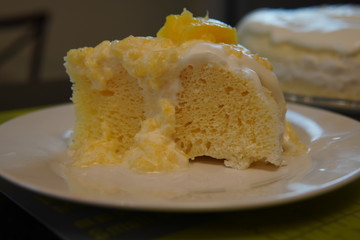 Piña colada cake Pineapple coconut cake made for cinco de mayo during the quarantine for cover 19