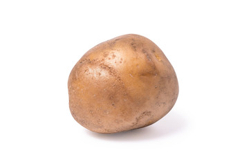 Fototapeta premium potato isolated include clipping path on white background