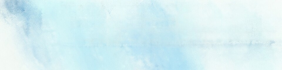 Fototapeta premium wide art grunge abstract painting background texture with lavender, light cyan and light steel blue colors and space for text or image. can be used as horizontal background graphic