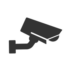 Security camera icon, CC tv symbol
