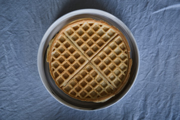 Homemade Healthy Waffles, Paleo and Gluten Free