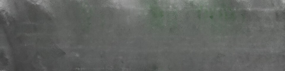 wide art grunge vintage abstract painted background with dim gray, light slate gray and silver colors and space for text or image. can be used as horizontal background graphic
