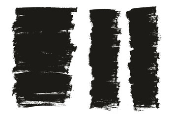 Fototapeta premium Flat Paint Brush Thin Long & Short Background Mix High Detail Abstract Vector Background Mix Set 