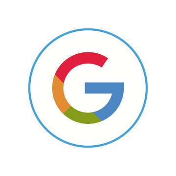 Google Flat Style Icon Vector Design