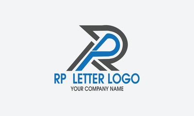 business logo design RP LETTER 