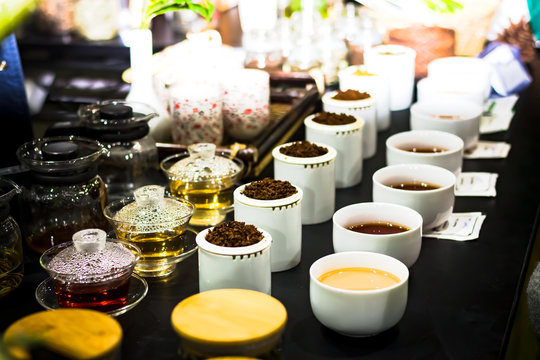 Different types of beverages in row at the First North East Food show in Shillong.