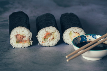 Rollos de sushi