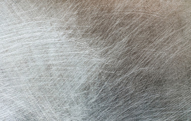 old scratched steel surface close up