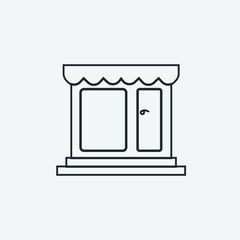 store vector icon illustration sign