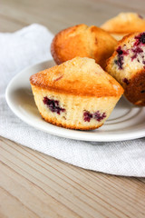 Muffins with black currants