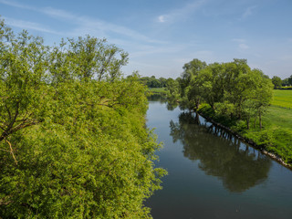 Der Fluss Lippe in Nordrhein-Westfalen