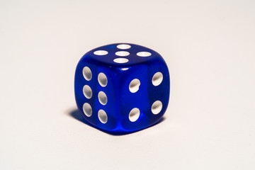 Miniature figure concept of dice