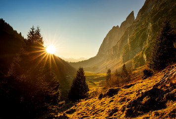 Sonnenuntergang Toggenburg