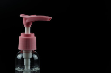 hand sanitizer on a black background 4