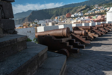Santa Cruz de La Palma - Castillo de La Virgen - view over the city