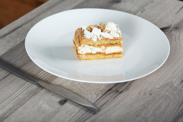cake on the plate