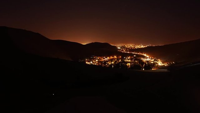 Sunset in the Oasis Huacachina