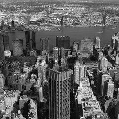 New York City black and white