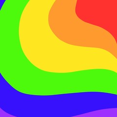 Rainbow Abstract 
