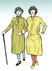  illustration of a couple