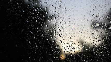 Raindrops on the window