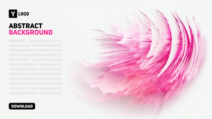Pink Ice Modern Abstract Background. Modern Abstract Design concept of web page design. Easy to edit, Vector illustration, Portfolio, Brochure cover, Social Media Banner, Slideshow Template, Wallpaper