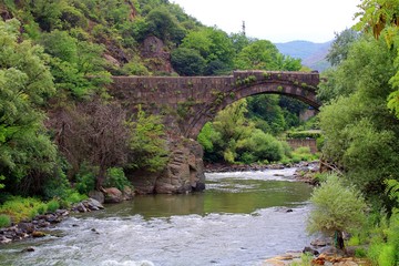 Fototapeta na wymiar Variety of Bridges in Armenian Vilagges 